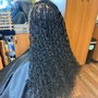 Smedium Knotless Braids w/ Shampoo and blow dry