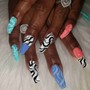 Nail art (3d per nail)