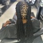 Small Knotless Braids