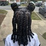 Kid's Loc Retwist and style Rope twist/ braids