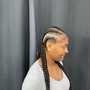 6-8 feed in braids