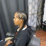 6-8 feed in braids