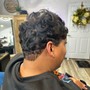 Haircut w/shampoo blowdry short/medium