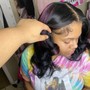 Lace front quick weave