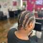 Natural cornrows