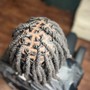 Mens Invisible Locs- SMALL