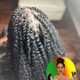 Butt length Passion/ Spring Twist over Locs - Hair Included