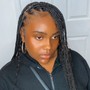 Jumbo knotless braids