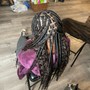 Medium Box Braids / knot less