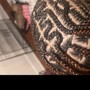 Smedium knotless braids