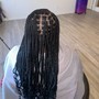 Medium Knotless Braids