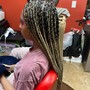 Knotless Braids medium butt length