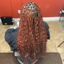 Loc Maintenance palm twist or interlocking