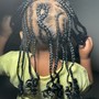 Cornrows (straight-backs)