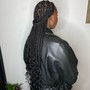 Large KNOTLESS Braids (6 or less rows of braids)