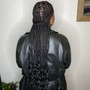 Large KNOTLESS Braids (6 or less rows of braids)