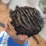 Men half head twist