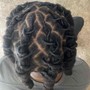 Loc Maintenance crochet (hook) method