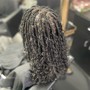 Smedium knotless Braids