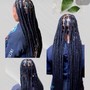 Natural box braids