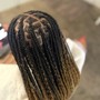 Small Knotless Braids