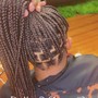 Medium box braids