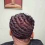 Men's crown plaits