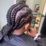 Large feed in Cornrows