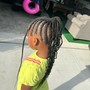 I purchase the hair that’s needed for braiding