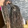 Small Knotless Braids (Mid back Length)