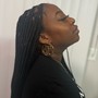 Smedium Knotless braids (butt length)