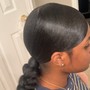 Sleek 2 ponytails