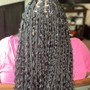 Medium bob boho braids