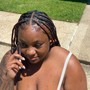 Small knotless braids