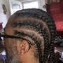 4 cornrows