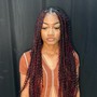 Men stitch braids