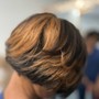 Blowout/Relaxed Hair