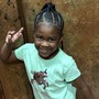 Kids med size  braid ponytail