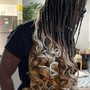 French Curl Box Braids medium