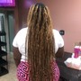 Small Knotless Braid Takedown