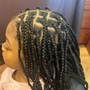 Kid's small/xtra small knotless braids