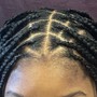 Kid's small/xtra small knotless braids