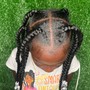 Kid's Braids with hair extension & wash