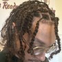 Two strand twist w/hair  ($25 deposit required)