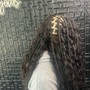 Knotless braids xxs ( behind length)