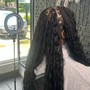 Knotless braids xxs ( behind length)