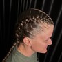 Large Feed-in Braids