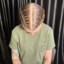 Large Feed-in Braids