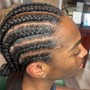 Natural braided style (hourly service)