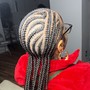 Small knotless braids